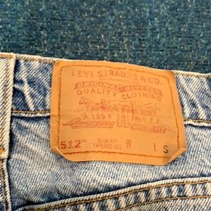 Levi’s 512 Made in the USA Slim fit tapered jeans